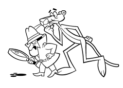 Рожева пантера Онлайн -забарвлення